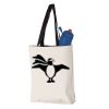 11L Canvas Tote with Contrast-Color Handles Vignette