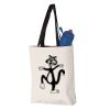 11L Canvas Tote with Contrast-Color Handles Vignette