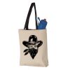 11L Canvas Tote with Contrast-Color Handles Vignette