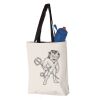 11L Canvas Tote with Contrast-Color Handles Vignette