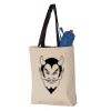 11L Canvas Tote with Contrast-Color Handles Vignette