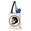 11L Canvas Tote with Contrast-Color Handles Vignette