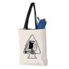 11L Canvas Tote with Contrast-Color Handles Vignette