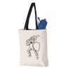 11L Canvas Tote with Contrast-Color Handles Vignette