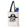 11L Canvas Tote with Contrast-Color Handles Vignette