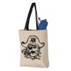 11L Canvas Tote with Contrast-Color Handles Vignette