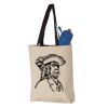 11L Canvas Tote with Contrast-Color Handles Vignette