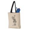 11L Canvas Tote with Contrast-Color Handles Vignette