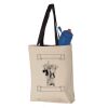 11L Canvas Tote with Contrast-Color Handles Vignette