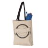 11L Canvas Tote with Contrast-Color Handles Vignette