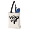 11L Canvas Tote with Contrast-Color Handles Vignette