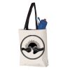 11L Canvas Tote with Contrast-Color Handles Vignette
