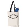 11L Canvas Tote with Contrast-Color Handles Vignette
