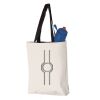 11L Canvas Tote with Contrast-Color Handles Vignette