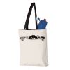 11L Canvas Tote with Contrast-Color Handles Vignette