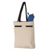 11L Canvas Tote with Contrast-Color Handles Vignette