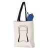 11L Canvas Tote with Contrast-Color Handles Vignette