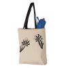 11L Canvas Tote with Contrast-Color Handles Vignette