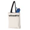 11L Canvas Tote with Contrast-Color Handles Vignette