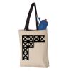 11L Canvas Tote with Contrast-Color Handles Vignette