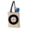 11L Canvas Tote with Contrast-Color Handles Vignette