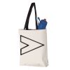 11L Canvas Tote with Contrast-Color Handles Vignette