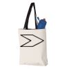 11L Canvas Tote with Contrast-Color Handles Vignette