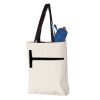 11L Canvas Tote with Contrast-Color Handles Vignette