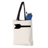 11L Canvas Tote with Contrast-Color Handles Vignette