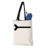 11L Canvas Tote with Contrast-Color Handles Vignette