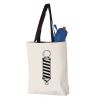 11L Canvas Tote with Contrast-Color Handles Vignette