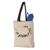 11L Canvas Tote with Contrast-Color Handles Vignette
