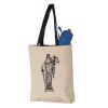11L Canvas Tote with Contrast-Color Handles Vignette