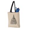 11L Canvas Tote with Contrast-Color Handles Vignette