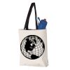 11L Canvas Tote with Contrast-Color Handles Vignette