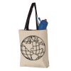 11L Canvas Tote with Contrast-Color Handles Vignette