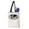 11L Canvas Tote with Contrast-Color Handles Vignette