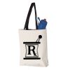 11L Canvas Tote with Contrast-Color Handles Vignette