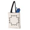 11L Canvas Tote with Contrast-Color Handles Vignette