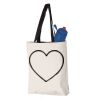 11L Canvas Tote with Contrast-Color Handles Vignette