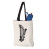 11L Canvas Tote with Contrast-Color Handles Vignette