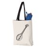 11L Canvas Tote with Contrast-Color Handles Vignette