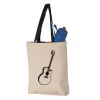 11L Canvas Tote with Contrast-Color Handles Vignette