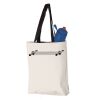 11L Canvas Tote with Contrast-Color Handles Vignette