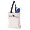 11L Canvas Tote with Contrast-Color Handles Vignette