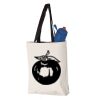 11L Canvas Tote with Contrast-Color Handles Vignette