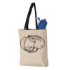 11L Canvas Tote with Contrast-Color Handles Vignette