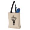 11L Canvas Tote with Contrast-Color Handles Vignette