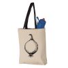 11L Canvas Tote with Contrast-Color Handles Vignette