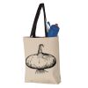 11L Canvas Tote with Contrast-Color Handles Vignette